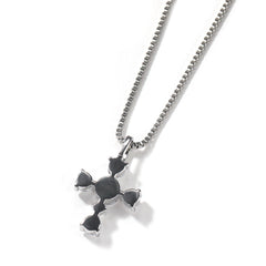 Jewelry Hip Hop S925 Silver Zirconium Claw Crosses Spectrum St. Valentine's Royalty