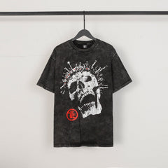Hellstar T-Shirt Summer Top Short Sleeve T-Shirt High-quality pure cotton high-street clothing