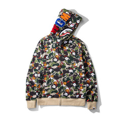 Bathing Ape Bape Hoodie Full Print Hello Kitty Cardigan Zipper