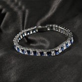 Bracelet Rectangular Zirconium Bracelet with Spring Set Spectrum St. Valentine's