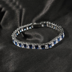 Bracelet Rectangular Zirconium Bracelet with Spring Set Spectrum St. Valentine's