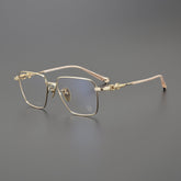 CHH Chrome Hearts Glasses Versatile Titanium Frame Ultra Light Box Frame Glasses Frame