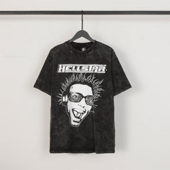 Hellstar T-Shirt Men's and Women's Summer Top High-quality pure cotton high-street clothing