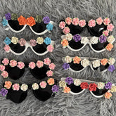 Trendy punk glasses rose cat eyes