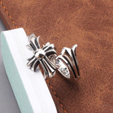 CHH Chrome heart Cross Ring Personality Fashion