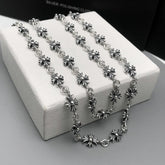 CHH Chrome heart Cross Necklace Vintage Men's and Women's Cross Necklace