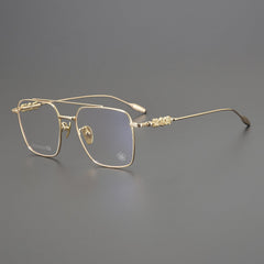 CHH Chrome Hearts Glasses Double Beam Ultra Light Titanium Frame Myopia Glasses Frame