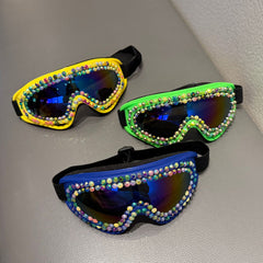 Trendy punk glasses windproof and dustproof adjustable