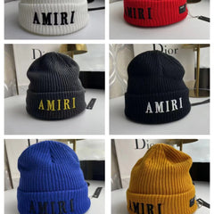 Amiri Knitted Hat AM Trend Embroidery