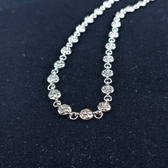 CHH Chrome heart Cross Necklace Cross Ball Men's and Women's Rough
