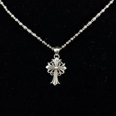 CHH Chrome heart Cross Necklace Cross Pendant Versatile for Men and Women