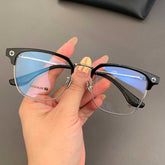 CHH Chrome Hearts Glasses Pure Titanium Ultra Light Vintage Large Frame Eyebrow Frame Glasses Frame