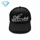 Amiri Hat embroidered diamond hat