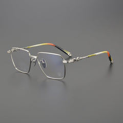 CHH Chrome Hearts Glasses Versatile Titanium Frame Ultra Light Box Frame Glasses Frame