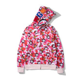 Bathing Ape Bape Hoodie Full Print Hello Kitty Cardigan Zipper