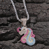 Jewelry Unicorn Pendant Necklace ins Animal St. Valentine's