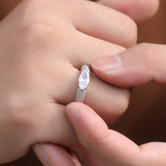 Rings s925 Silver ins Zircon Ring Spectrum St. Valentine's