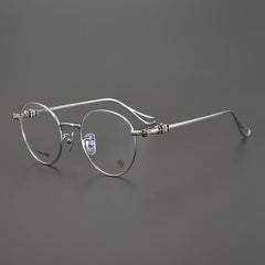CHH Chrome Hearts Glasses Versatile Retro Pure Titanium Glasses Frame Ultra Light Myopia Glasses Frame