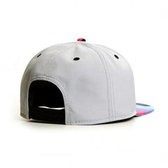 Trendy flat brimmed snapback hatsexternal iron label