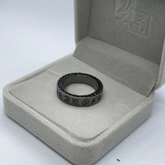 CHH Chrome heart Cross Ring Retro Personality Ring
