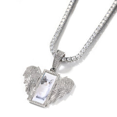 Jewelry Creative Ins Wind Rectangle Wings Animal Spectrum St. Valentine's