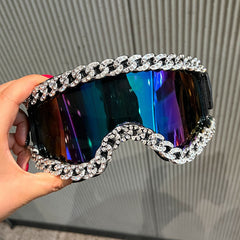 Trendy punk glasses windproof, anti-fog and anti-dazzle