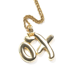 Jewelry Hip Hop Gummy Love XO Letter Pendant Men and Women Necklaces Word Up St. Valentine's Spectrum