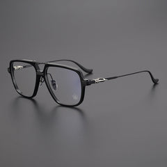 CHH Chrome Hearts Glasses Vintage Double Beam Large Frame Glasses Frame