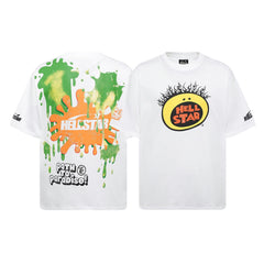 Hellstar T-Shirt Fashion Summer Short Sleeve High-quality pure cotton high-street clothing