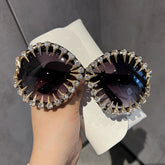 Trendy punk glasses sunshade special-shaped uv protection