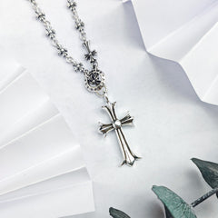 CHH Chrome heart Cross Necklace Cross Men's and Women's Same Necklace