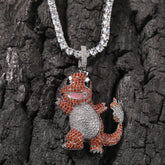 Jewelry Cartoon Dragon Pendant Copper Micro Zircon Animal Pok¨¦mon Spectrum