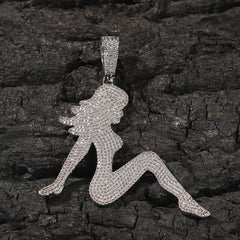 Jewelry Vintage Sexlady Pendant Necklace Spectrum St. Valentine's Jesus Pieces