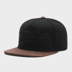 Trendy flat brimmed snapback hatsbrooklyn summerautummale and female neutral