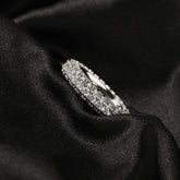 Rings Simple Three-Sided Zircon Design Hip Hop Ring St. Valentine's
