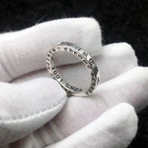 CHH Chrome heart Cross Ring