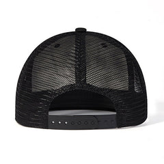 Trendy flat brimmed snapback hatsmesh wide brim sun shade