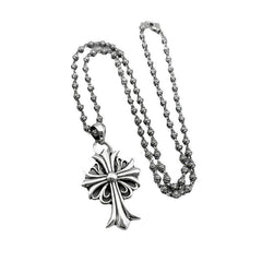 CHH Chrome heart Cross Necklace Classic Cross Flower Men's and Women's Design Pendant