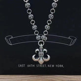 CHH Chrome heart Cross Necklace Vintage Cross Chain for Men and Women