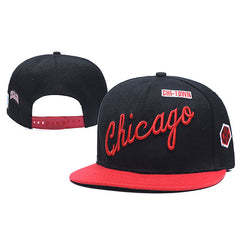Trendy flat brimmed snapback hatssun protection