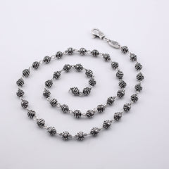CHH Chrome heart Cross Necklace Cross Flower Versatile Simple Men's and Women's