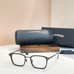 CHH Chrome Hearts Glasses Retro Literary Transparent Pure Titanium Ultra Light Myopia Glasses Frame