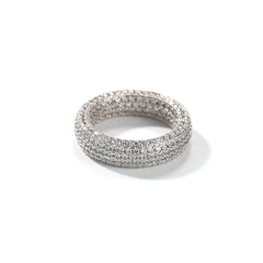Rings Copper Zircon Full Diamond Ring hiphop Spectrum Royalty