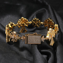 Bracelet Cross Bracelet Punk Crosses Spectrum