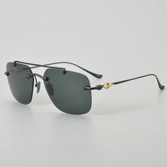 Chrome Hearts Sunglasses Frameless Ultra Light Titanium Pilot Sunglasses