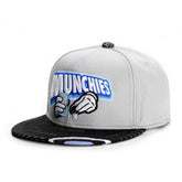 Trendy flat brimmed snapback hatsmunchies milk biscuits fall and winter sun protection and windproof