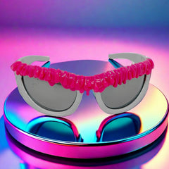 Trendy punk glasses y2k plastic