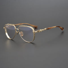 CHH Chrome Hearts Glasses Collector's Edition Pure Titanium Engraved Myopia Glasses Frame Sunglasses