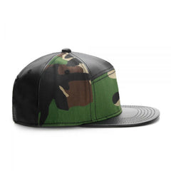 Trendy flat brimmed snapback hatsmesh adjustable sunshade