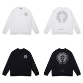 CHH Heart Long Sleeve Shirt Unisex Fashion Loose Long Sleeve Shirt
